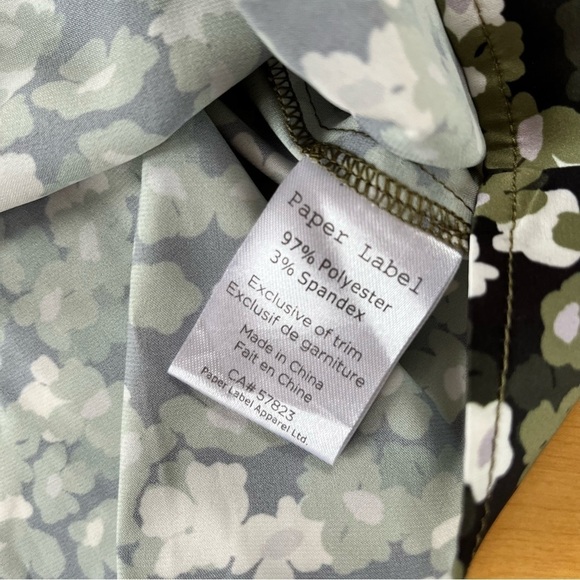 PAPER Label Brand Eyelash Lace Trim Floral Satin Cami - Picture 9 of 10